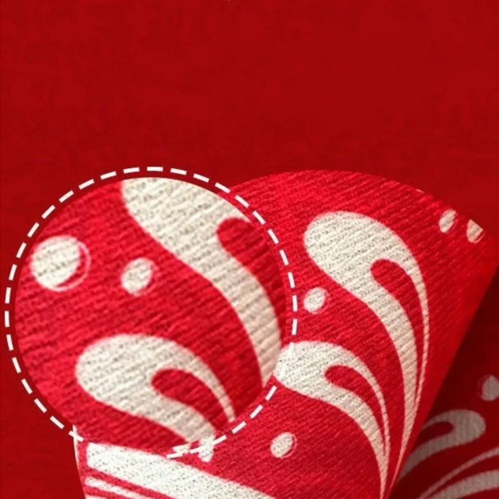 Traditional Happy Wedding Rug | Dragon Phoenix Floral Elegant Carpet Mat